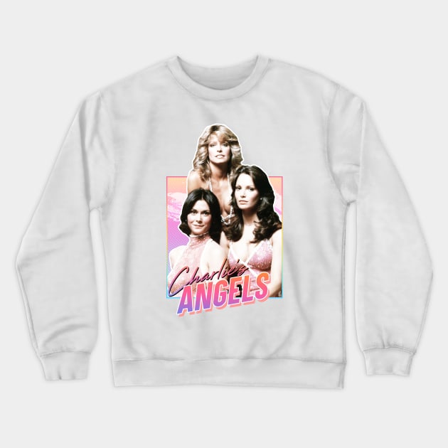 Charlies Angels - 80s Crewneck Sweatshirt by PiedPiper